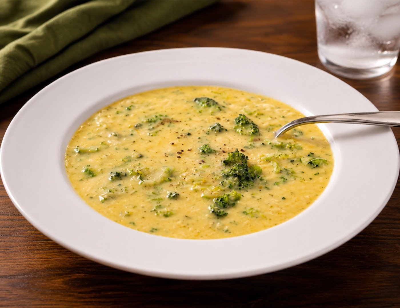 Cheddar broccoli soup