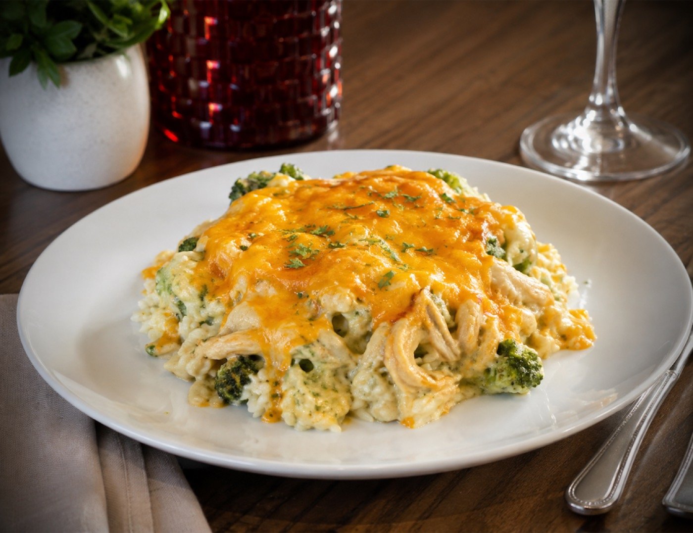 Chicken Broccoli and Rice Casserole