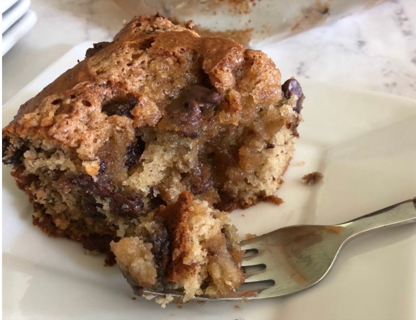 Chocolate Banana Bread Pudding