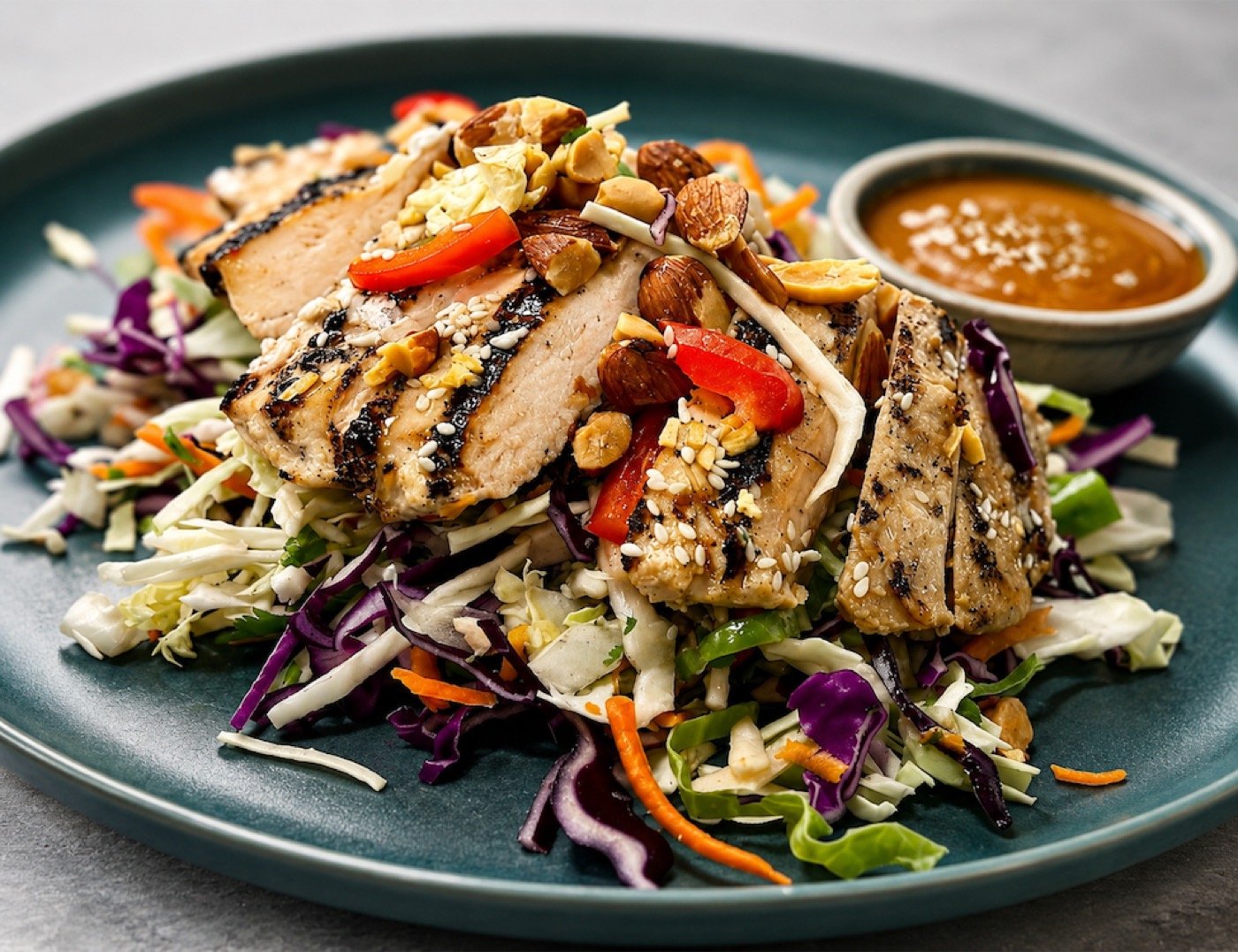 Crunchy Asian Sesame Chicken Salad