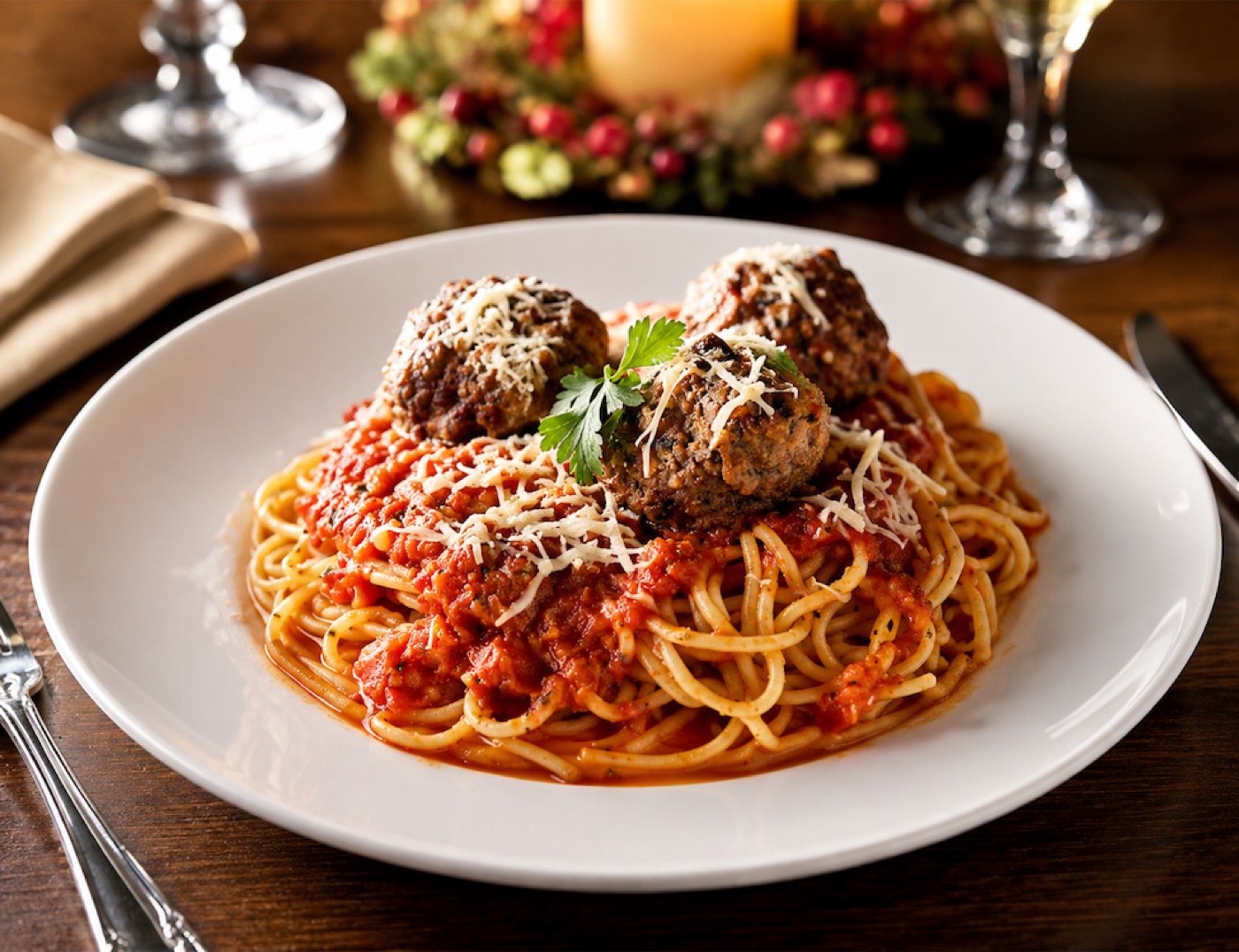 Spaghetti and Meatballs