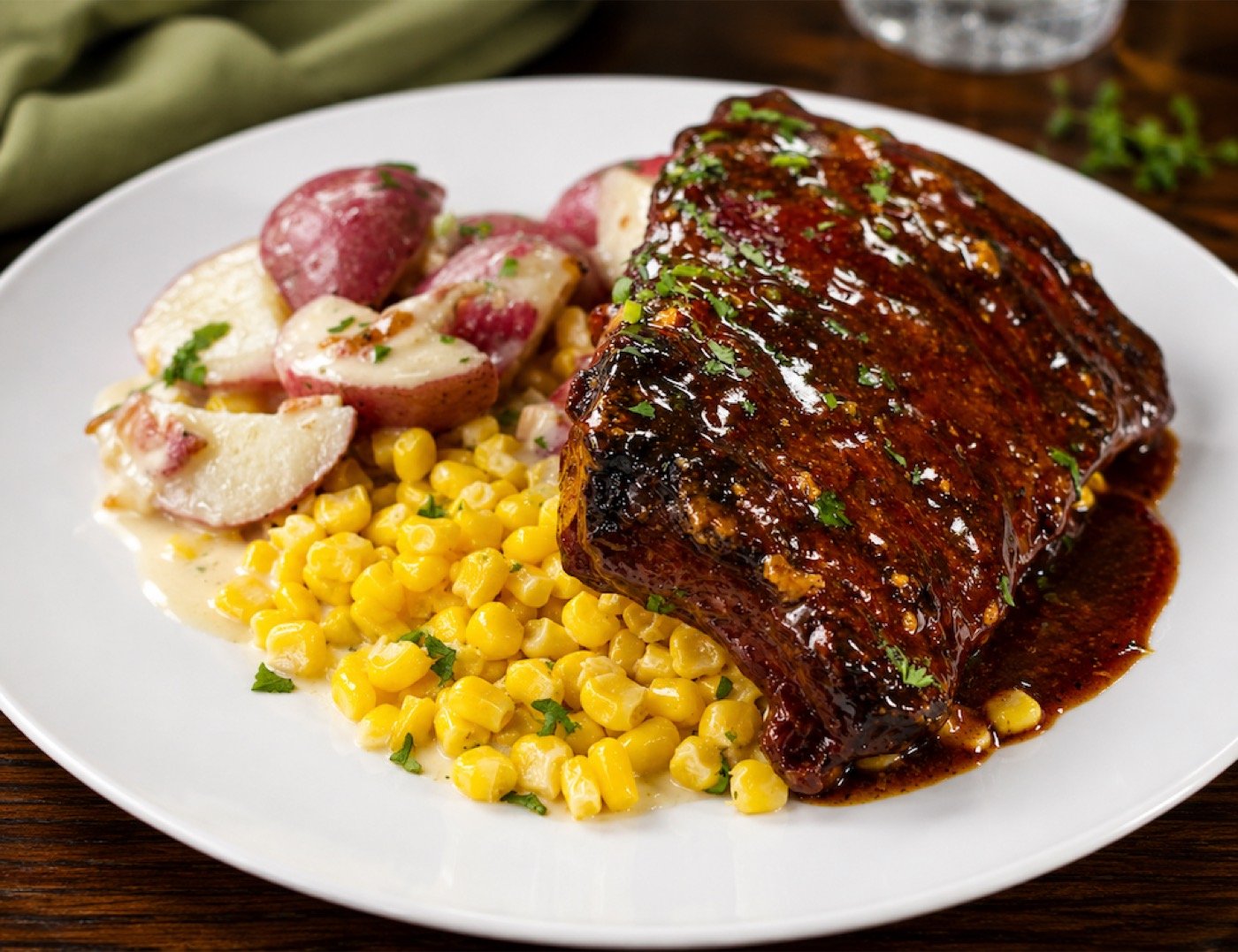 Tender Barbecued Baby Back Ribs